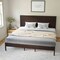 Flash Furniture DK Brown King Wooden Platform Bed with Headboard MG-09004KB-K-DKBRN-GG - alternate 6